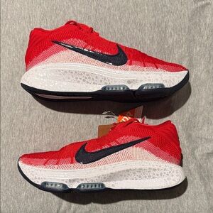 Nike Kids Red and White Athletic Sneakers